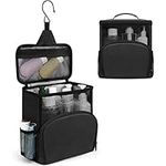 Shower Caddy Dorm - for Full Size Bottle & Quick Dry - Portable Shower Tote Bag Men Women,Camp,Travel,Bath,Gym - College Dorm Room Essensial Boys Girls(black)