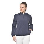 PERFKT-U Women Light weight Training and Running Sports Jacket (Navy),Size- L