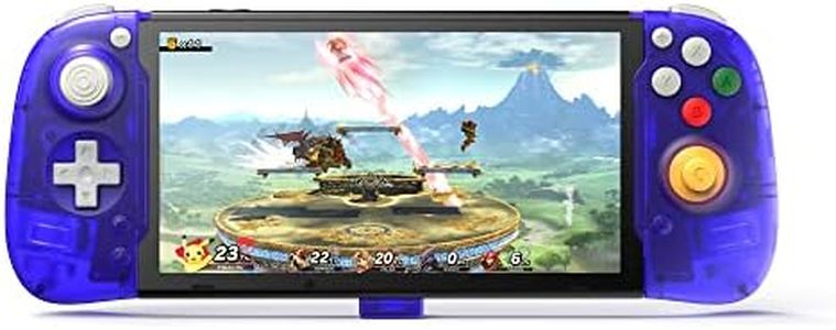 RETROFLAG Handheld Controller Compatible with Nintendo Switch LCD/Switch OLED, One-Piece Joypad, Plug and Play Motion Control and Dual Motor Vibration and PD Fast Charge