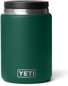 YETI Rambler 24 oz Food Jar, Vacuum Insulated, Stainless Steel, With Airtight Lid, Black Forest Green
