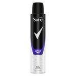 Sure Men Active Dry Deodorant Spray, 48 Hours Protection, 200 ml