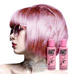 2x Crazy Color Semi-Permanent Hair Dye 2x 100ml (Candy Floss Pink)