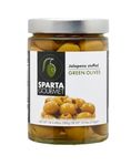 Sparta Gourmet Jalapeno Stuffed Green Olives • Vegan & Non-GMO Verified, 20.46 oz ℮ 580 g