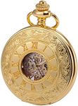 LYMFHCH Automatic Watch Self-winding Skeleton Mechanical Metal gold gold W0129-01