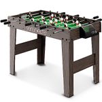 SereneLife Full Size Foosball Table, 48” Competition Sized Babyfoot Table, Portable Soccer/Football Game Table-for Home, Arcade Game Room, Bars, Parties, Friends, Family- Kids & Adults 2 to 4 Players