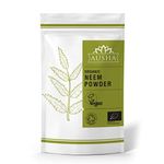 Ausha Organic Neem Powder 100g | Immunity,Digestion, Cleanse| Hair Growth, Dandruff, Skin Care, Oral Health - Certified Organic by Soil Association