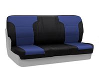 Coverking Custom Fit Front Bench Seat Cover for Select Chevrolet Models - Neosupreme (Navy Blue with Black Sides)