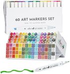 ColorIt 60 Dual Tip Art Markers Set