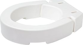 Carex Health Brands Hinged Toilet Seat Riser, Round