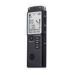 AIGO DGTL 8GB Voice Recorder USB Professional Dictaphone Digital Audio Voice Recorder with WAV MP3 Player Black