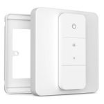 IYOKI® Pro Switch Cover for Philips Hue Dimmer V2, Compatible with Hue Switch Cover, Remote Light Switch Plate Adapter, 1-Gang (1-Pack)