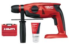 Hilti TE 2-A22 SDS Plus Cordless Rotary Hammer, for Drilling and Hammer Drilling into Concrete, Masonry and Stone, Tool and case only (2034358)