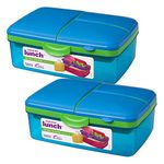 Blue Lunch Boxes