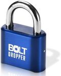 Bolt Dropper Heavy Duty Outdoor Combination Locks - Combination Padlocks for Locker - Steel Weatherproof Keyless Padlock - Combo Padlock Outdoors for Rooms, Storage, Gates or Fence - Outdoor