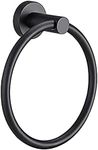 Matte Black Towel Ring, Bthroom Har