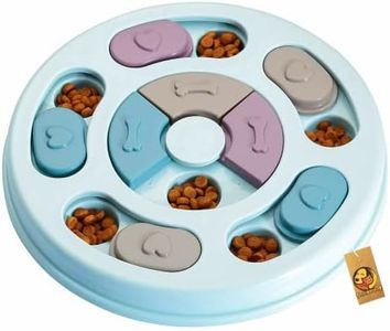 Foodie Puppies Pet Puzzle Toy for Dispensing Treats, Pet Toys Game for Training and Slow Feed, Non-Slip Feeder Designed for Dog, Puppies, Cats and Kittens (Round Shape) (Multicolour)