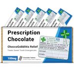 Funny Chocolate Bar Wrapper x 6 pcs Prescription Chocolate (Chocolate not included) - Funny Gifts for Women and Men, Chocolate Gifts, Get Well Soon Gifts, Stocking Fillers Women, Teacher Gifts