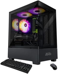 BYTE DEPOT Gamer Master Gaming Desktop PC - Intel Core i7, 32GB RAM, 1TB Ultra-Fast SSD, GeForce RTX 3050 6GB GDDR6, WiFi 6 Ready & Windows 11 Pro