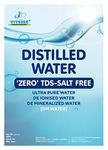 VITSZEE Distilled Water | H2O | Pure Di-Ionized Water, DM Water For multipurpose uses Battery/Inverter, Autoclaving, Cosmetic Reagent water, Lab Scientific (99.9% Pure (0 TDS) 500 ml DISTILLED WATER)