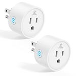 EIGHTREE Smart Plug, Smart Plugs That Work with Alexa and Google Home, Compatible with SmartThings, Smart Outlet with WiFi Remote Control and Timer Function, 2.4GHz Wi-Fi Only, 2Packs