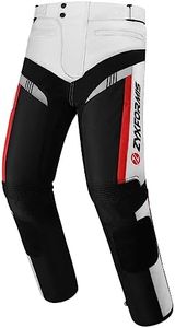 Motorcycle Pants for Men, Waterproof Windproof Motorbike Riding Gear Pants with Removable Armor for All Season Gray