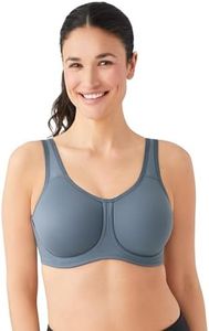 Wacoal Women's Plus Size Sport Full Figure Underwire Bra, Folkstone Gray, 40G