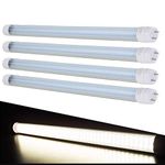 RV LED Light Bulb LED T8, 18" Florescent Tube Replacement, 600 Lumen (Warm White) (4)