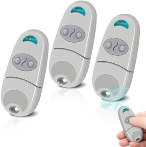 3 Pieces Telecommande Portail, 433,92 MHz Telecommande Porte de Garage, Télécommande C@me Compatible Avec 433,92 MHz Telecommande EV, NA, EE, 2 Canaux