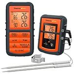 ThermoPro TP08C-O Digital Wireless Meat Thermometer for Kitchen Cooking BBQ Smoker Grill Oven Thermometer with 2 Probes, 150m Wireless Remote Range BBQ Food Thermometer