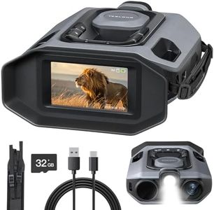 Teslong FHD Night Vision Binoculars Infrared Goggles with 3" Display