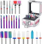 25Pcs Nail Drill Bits Set with Cute