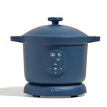 Our Place Dream Cooker | 5.6 L. Multicooker | 4 Versatile Modes | Pressure Cook, Slow Cook, Sear & Saute, Keep Warm | Hands-Free Steam Release | Tailored Control Panel | Blue Salt