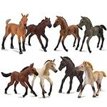 Toymany 8PCS 3-4" Horse Figurines T