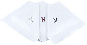 Initial Handkerchief for Men, Monog