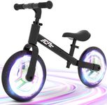 WETIFY Colorful Lighting Balance Bike 2 Year Old, 2-5 Year Old Toddler Balance Bike, Adjustable Handlebar & Seat, 2-5 Year Old Boy Gifts Toys