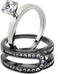 Women's 1.02 Ct Cubic Zirconia Blac