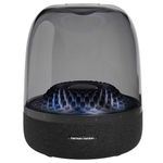 Harman Kardon Aura Studio 4, Bluetooth Speaker with Transparent Dome and Theme Light Game, Elegant Design and Extraordinary 360° Sound, Black