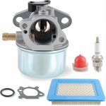 AUTOKAY Carburetor Fits for Briggs Stratton 6-6.75 HP Murray Craftsman Snapper 22" Push Mower Carb Air Filter Spark Plug