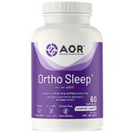 AOR - Ortho Sleep 443mg, 60 Capsules - Gaba L-Theanine Supplement Sleep Support Supplement - Natural Sleep Aid Supplement - Relaxation and Sleep Formula for Jet Lag Relief - Insomnia Relief