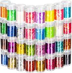 32 Pots Chunky Holographic Glitter,