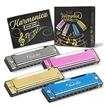 Harmonica Set for Kids and Adults, 