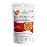 Vitamin B Complex High Strength, 360 Tablets (1 Year Supply) All 8 Vitamins B in 1 Tablet, Vitamins B1, B2, B3, B5, B6, B12, Biotin & Folic Vitamin B for Men & Women Vegan Made in The UK