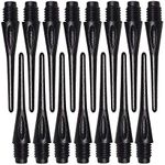 Wolftop 2BA Thread Soft Tip Dart Points 150 Pack - Plastic Dart Tips Replacement Dart Accessories Set - Black