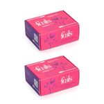 FEALS Cotton Ear Buds/Swabs [200 Stems/400 Swabs in each Box] [Pack of 2]