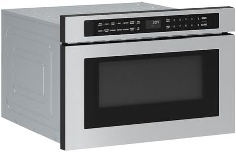 Zephyr 24 inch Built In Drawer Microwave Oven Under Cabinet - Under Counter Pull Out Microwave Drawer 1.2 cu ft