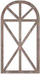 Barnyard Designs 15.75x31.5 Rustic Window Frame Wall Decor, Vintage Farmhouse Window Wall Decor, Vintage Country Wall Hanging Decor, Farmhouse Bedroom Decor (1, Brown)