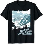 North Cascades National Park T shirt Washington Vintage Gift T-Shirt