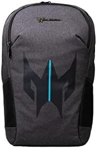 Acer Predator Urban gaming laptop backpack - (fits laptops up to 15.6 Inch, water resistant, breathable mesh back, padded shoulder straps, black)