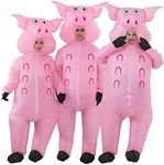 JASHKE Inflatable Costume Pig Costu
