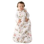 Posh Peanut Newborn Baby Sleeveless Boy and Girl Sleep Bag - Viscose from Bamboo Infant Wear (TOG 0.5) (0-6 months, Vintage Pink Rose)